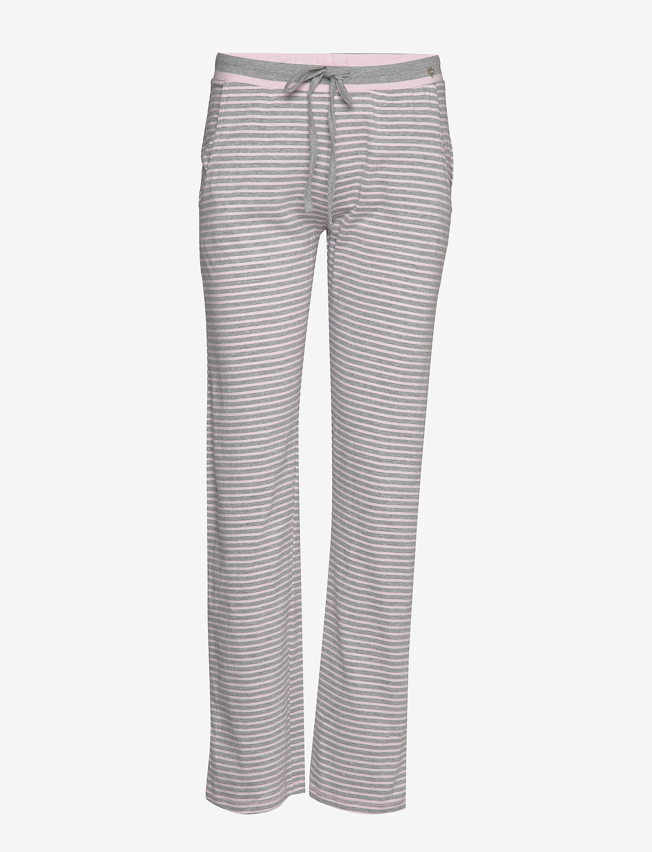 Esprit Bodywear Women - Melange jersey trousers with stripes - pastel pink - 0