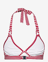 Esprit Bodywear Women - Recycled: unpadded halterneck top - tugitraadiga bikiinide ülaosad - red - 1