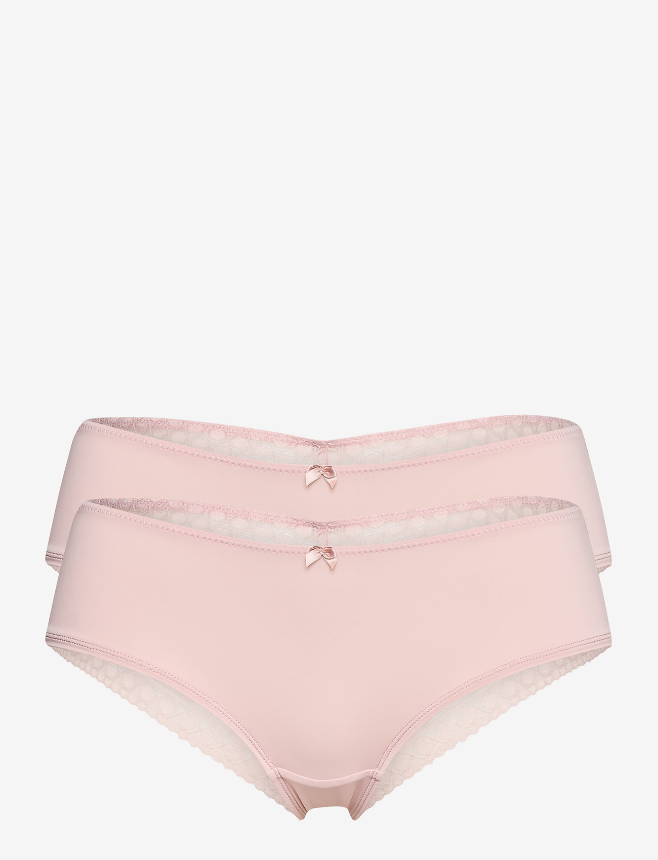 Esprit Bodywear Women - Double pack: Brazilian hipster shorts trimmed with lace - zemākās cenas - old pink - 0