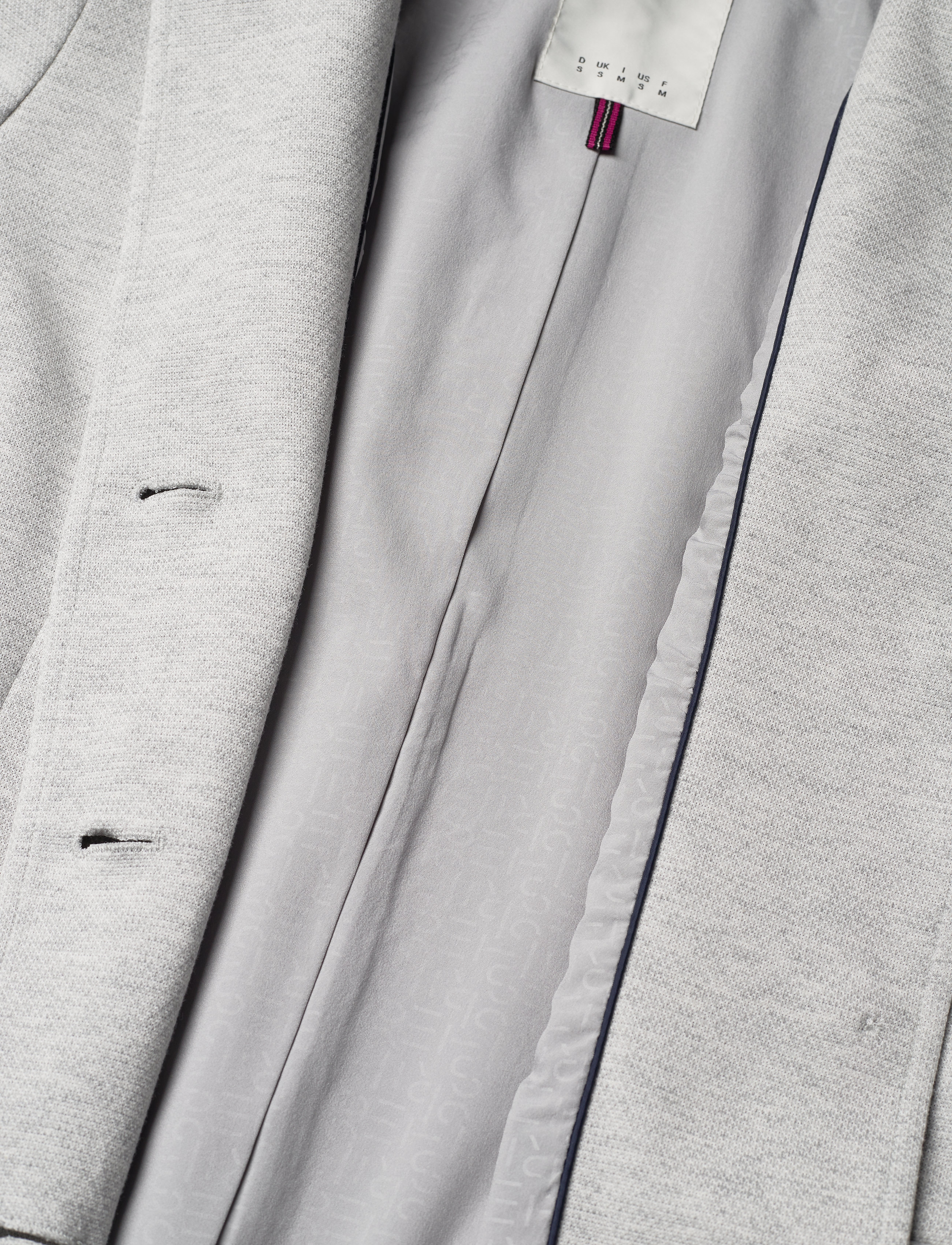 Esprit Casual - In blended cotton: jersey coat - light grey 5 - 4