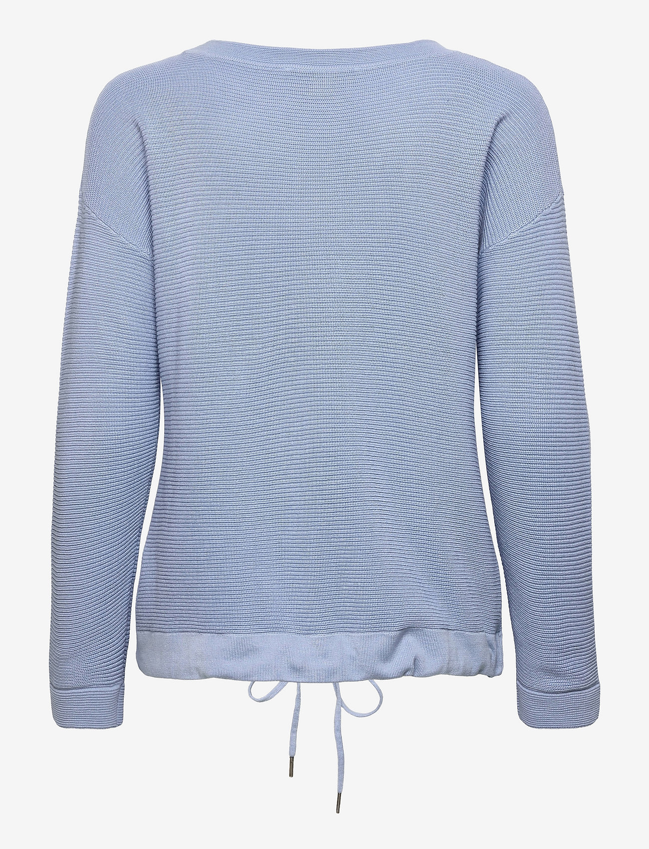 Esprit Casual - Textured jumper containing organic cotton - pastel blue - 1