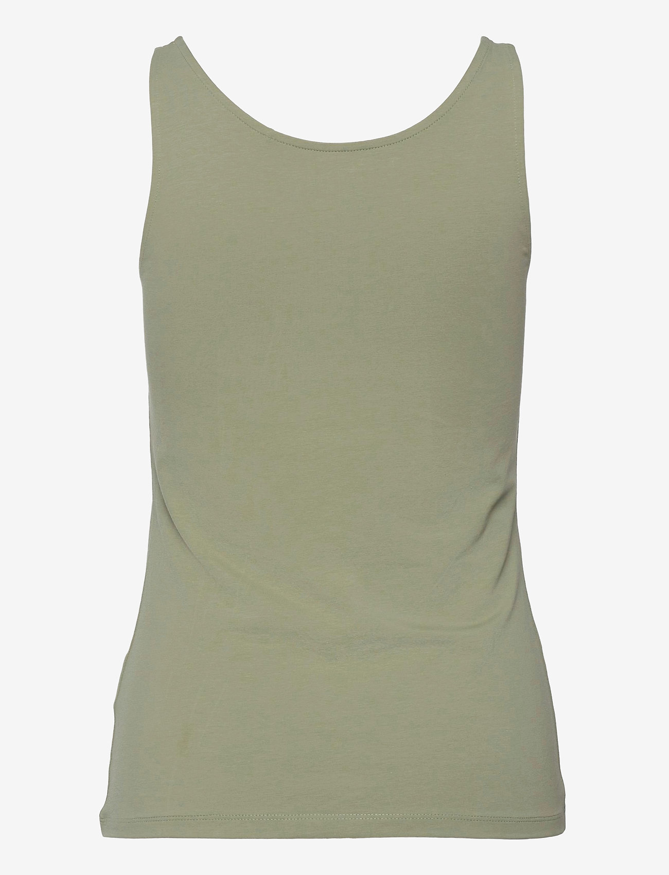 Esprit Casual - Sleeveless top made of organic cotton - light khaki - 1