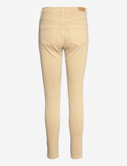 Esprit Casual - Stretch trousers with zip detail - slim fit jeans - sand - 1