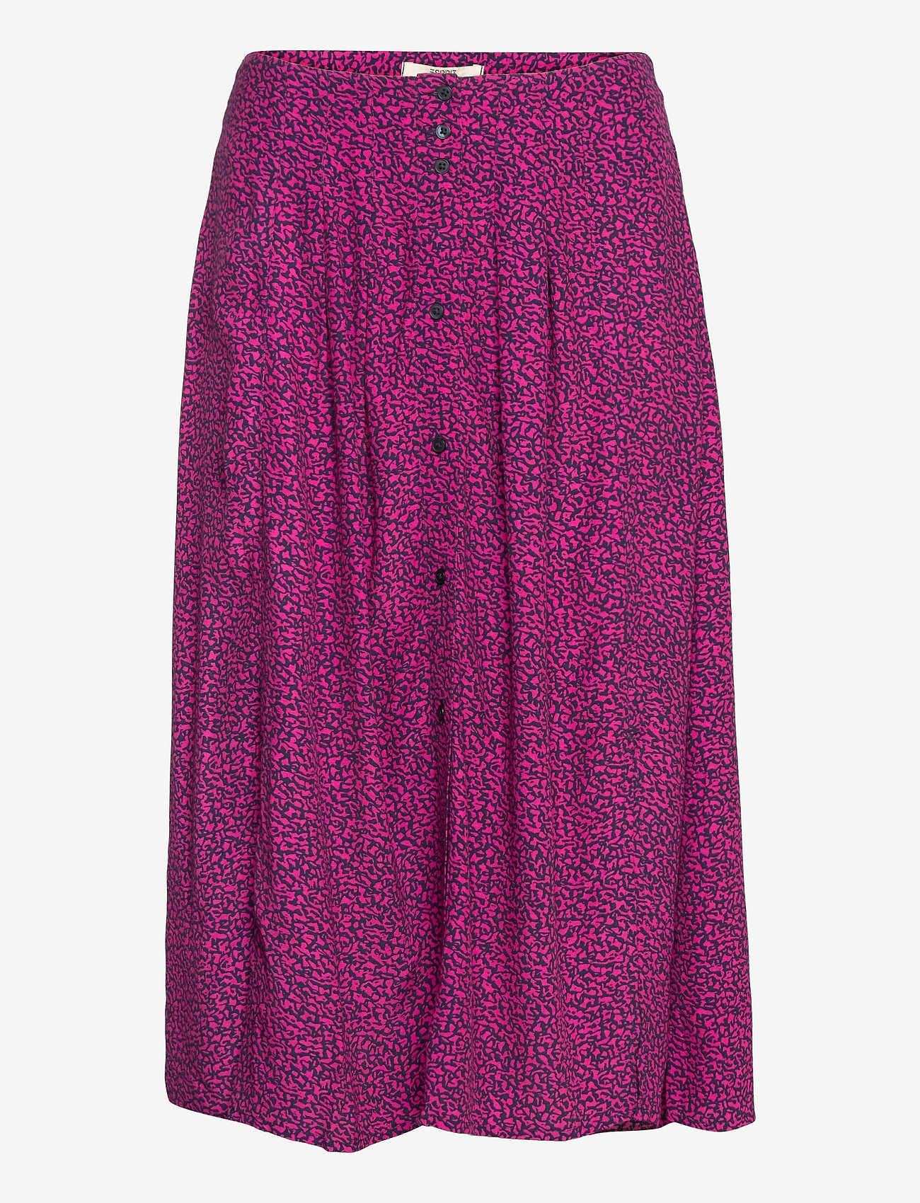 Women Skirts light woven midi - NAVY 4