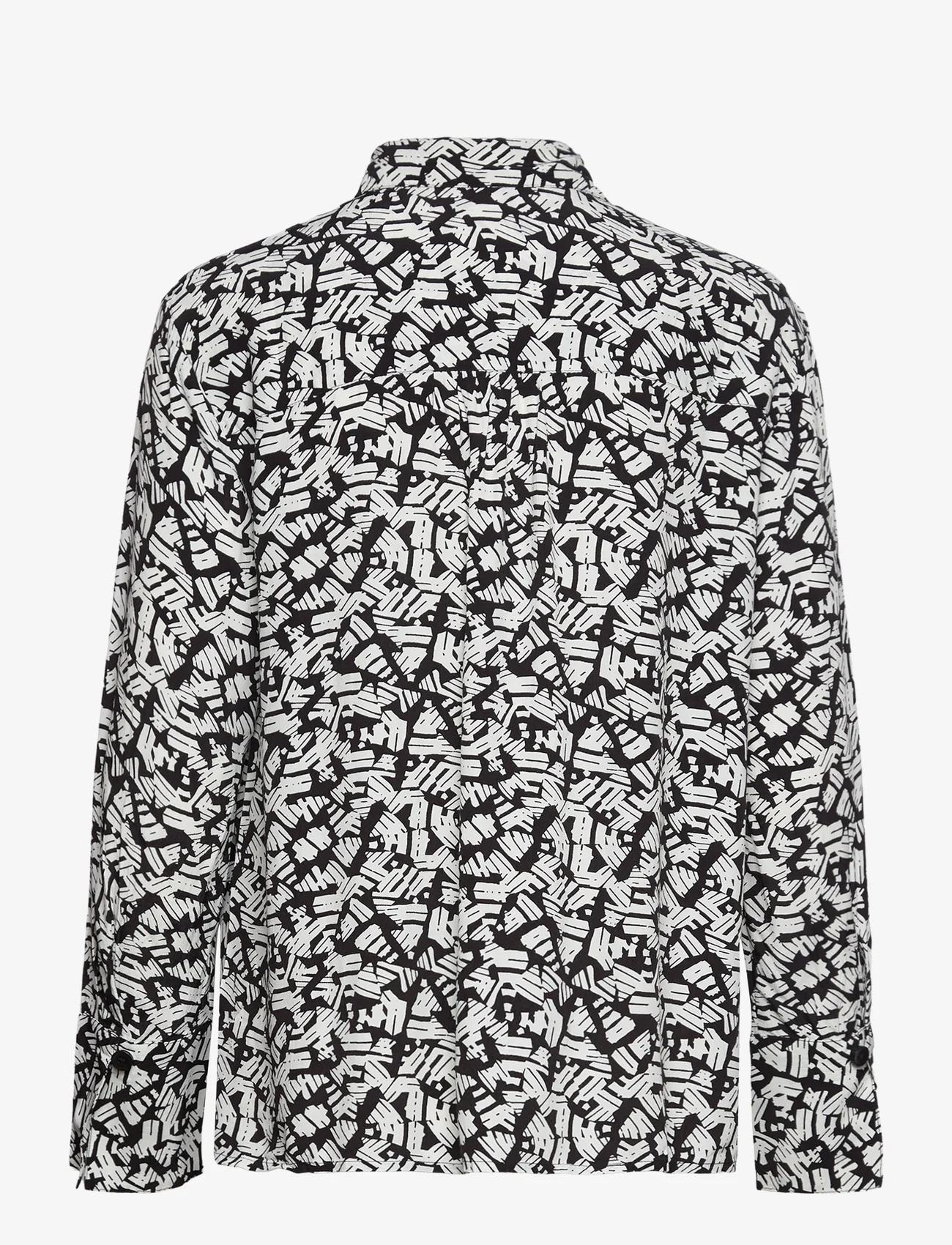 Esprit Casual - Patterned crepe blouse - pikkade varrukatega pluusid - black 2 - 1