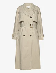 Esprit Casual - Trench coat with belt - vårjakker - dusty green - 0