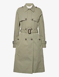 Double-breasted trench coat with belt, Esprit Casual