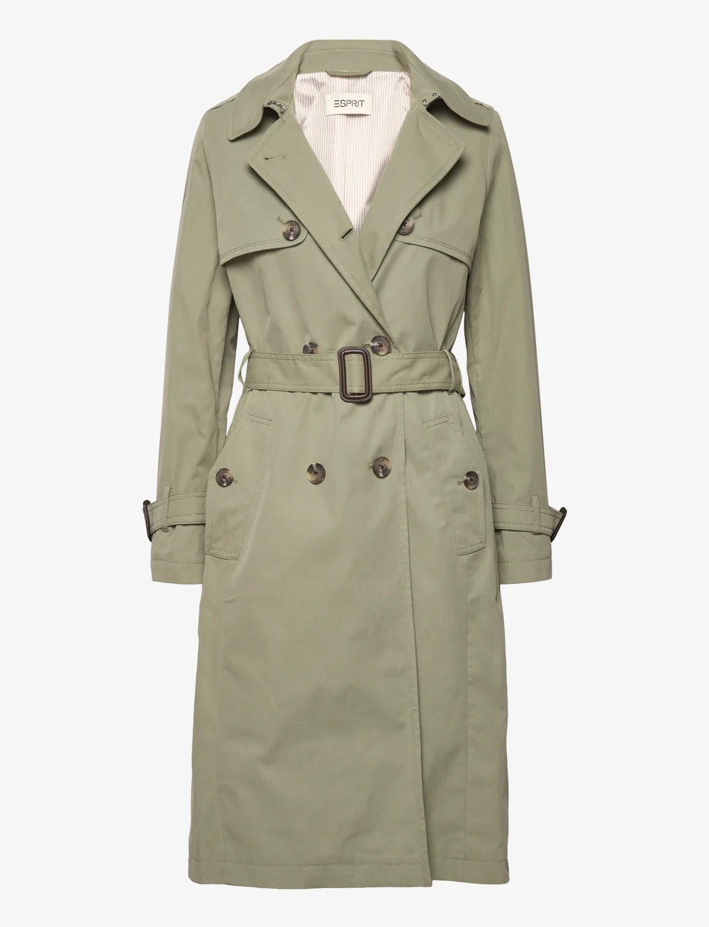 Esprit Casual Double breasted Trench Coat With Belt 139.99