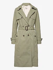 Esprit Casual - Double-breasted trench coat with belt - light khaki - 1