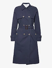 Esprit Casual - Double-breasted trench coat with belt - navy - 0