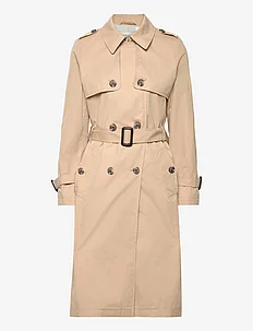 Double-breasted trench coat with belt, Esprit Casual