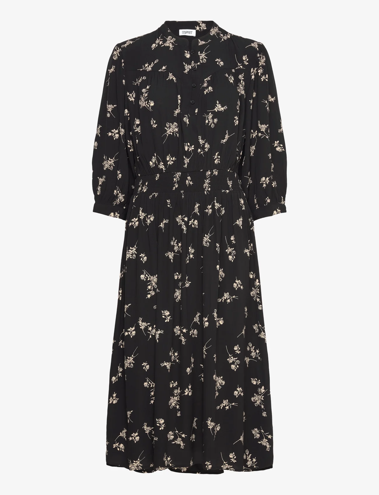 Esprit Casual - Dresses light woven - midikleider - black 3 - 0