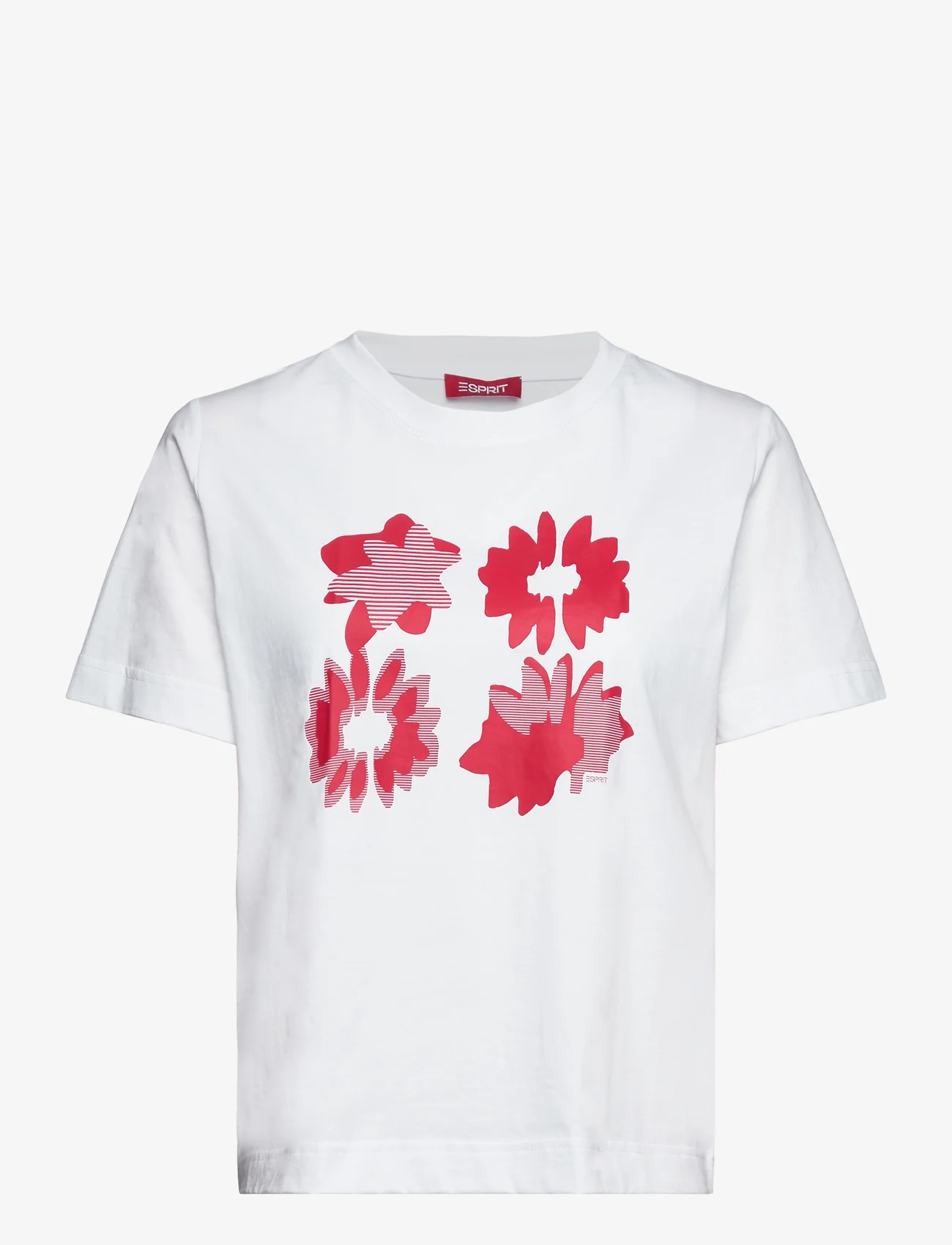 Esprit Casual - T-Shirts - alhaisimmat hinnat - white - 0