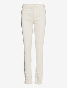 Washed-effect stretch trousers, Esprit Casual