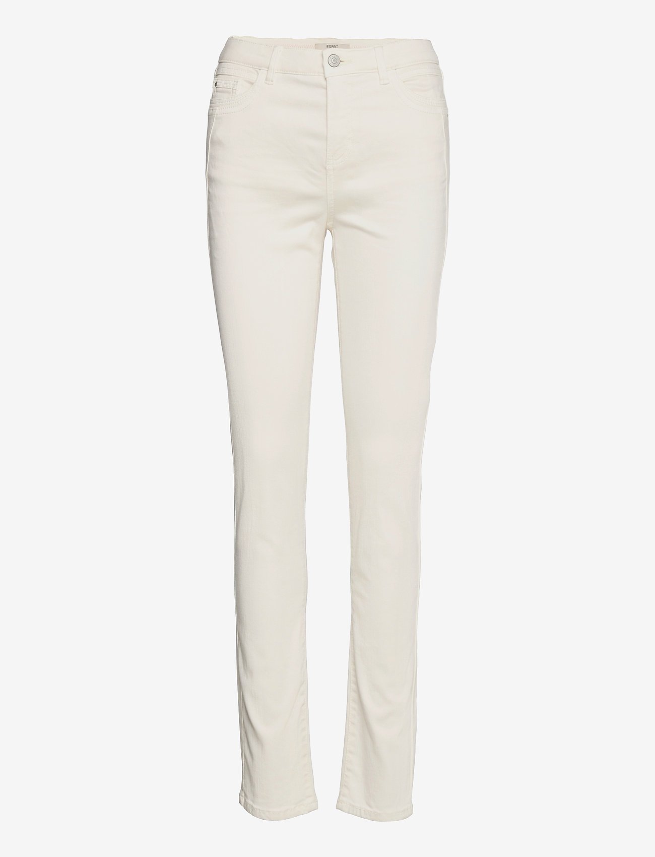 Esprit Casual - Washed-effect stretch trousers - slim fit bukser - ice - 0