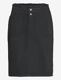 Utility skirt with a paperbag waistband, Esprit Casual
