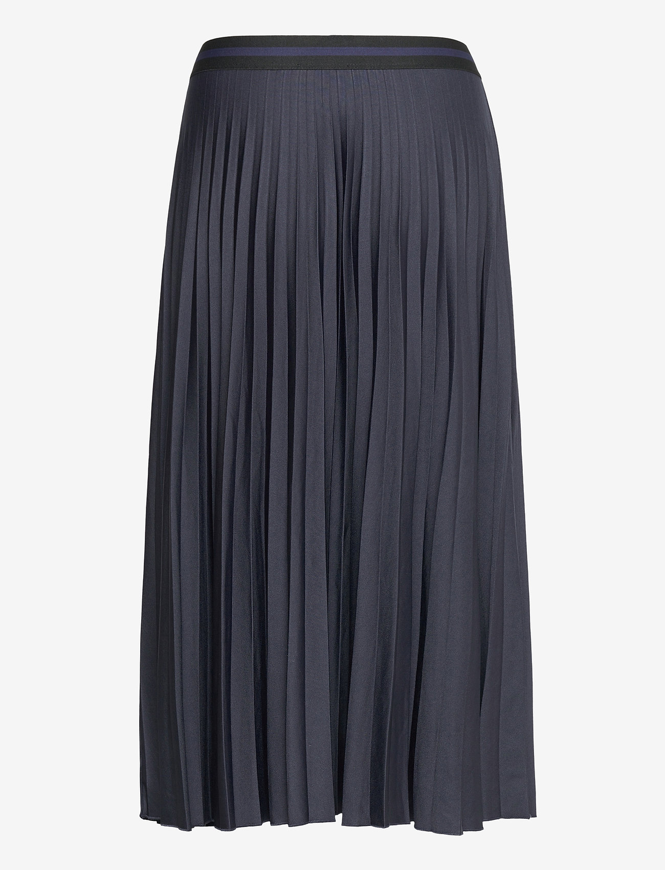 Esprit Casual - Pleated skirt with an elasticated waistband - navy - 1