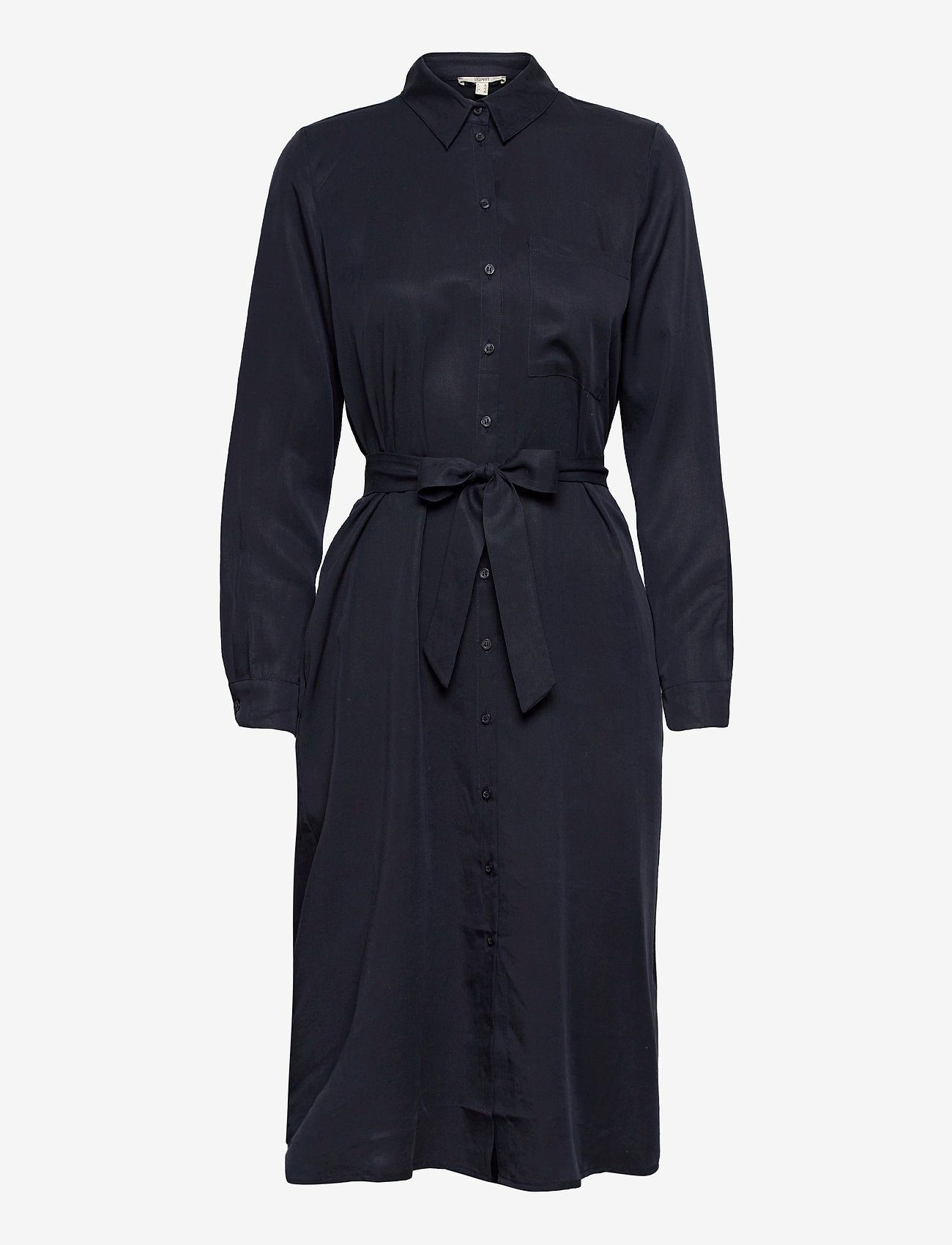 Esprit Casual - Shirt dress made of lyocell/TENCEL™ - navy - 0