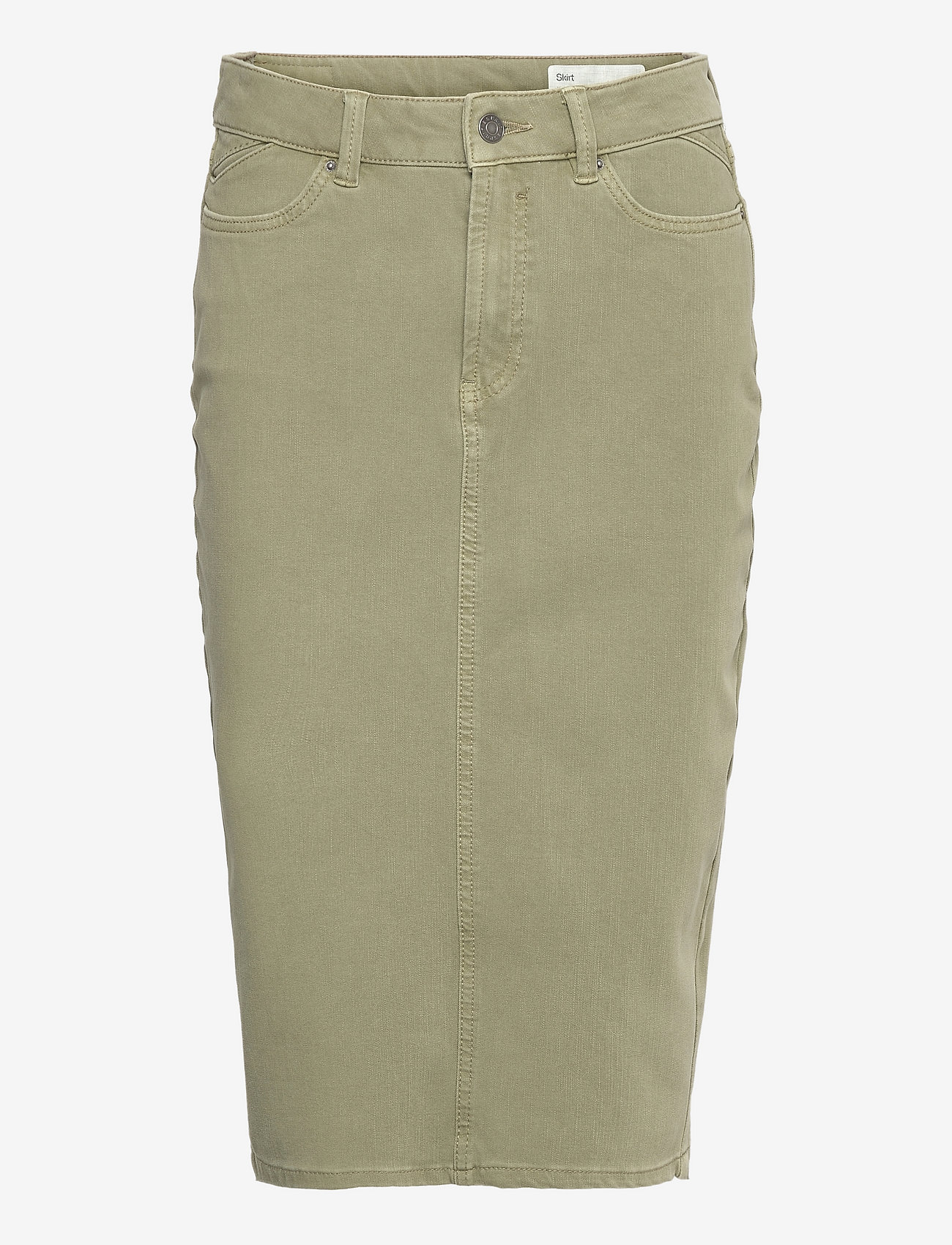 Esprit Casual - Fashion Skirt - midi kjolar - light khaki - 0