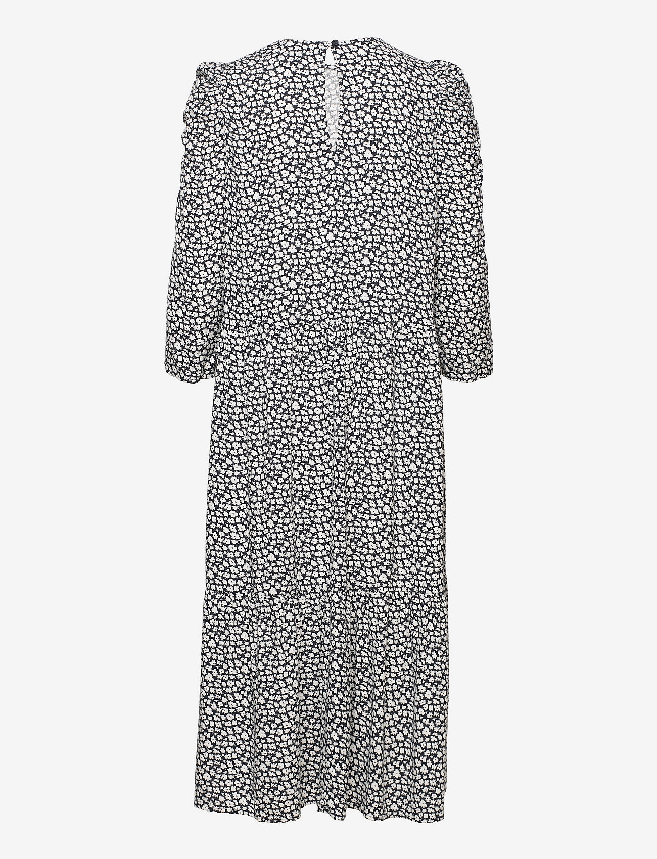Esprit Casual - Printed midi dress, LENZING™ ECOVERO™ - midi kjoler - navy 4 - 1