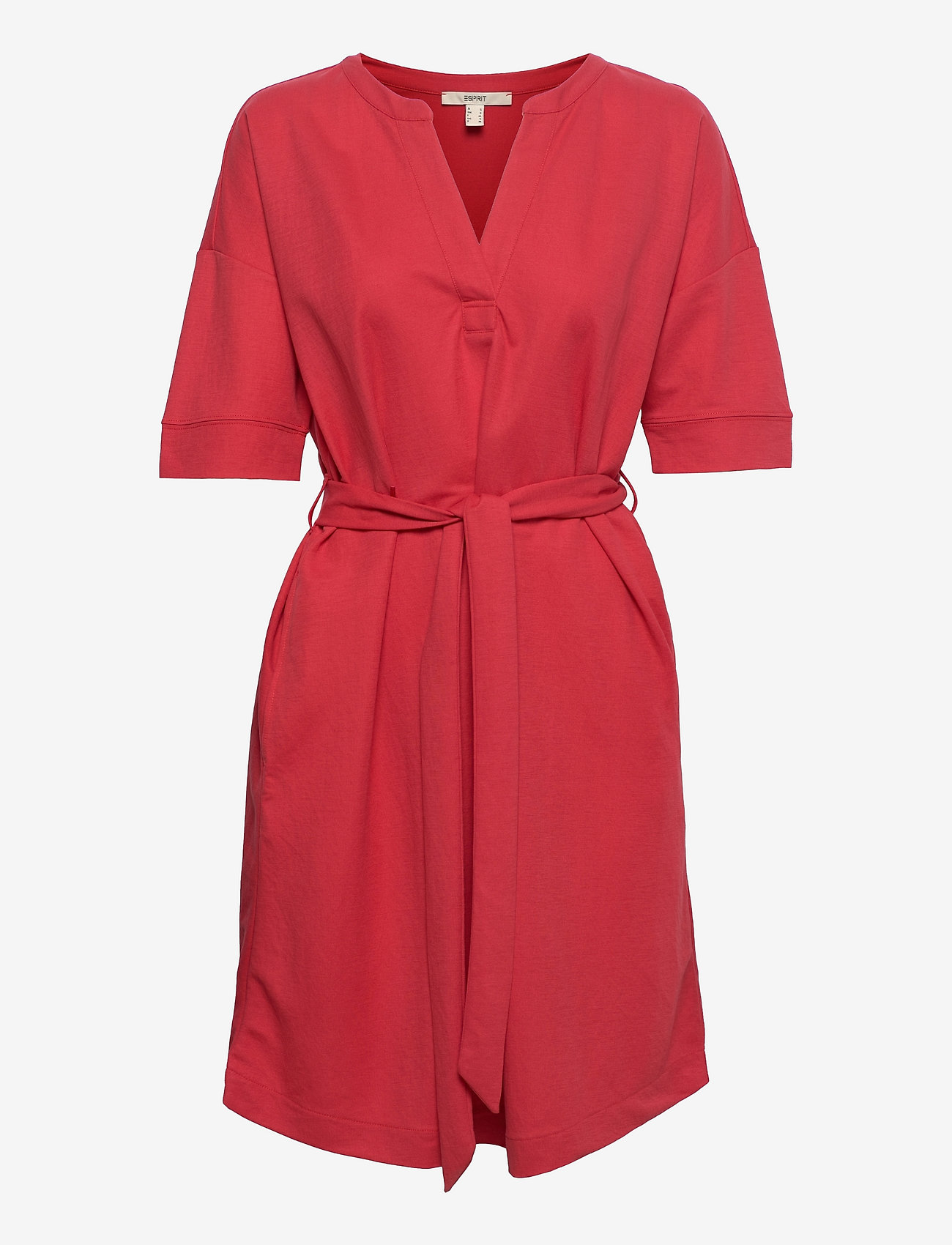 Esprit Casual - Knitted dress - red - 0