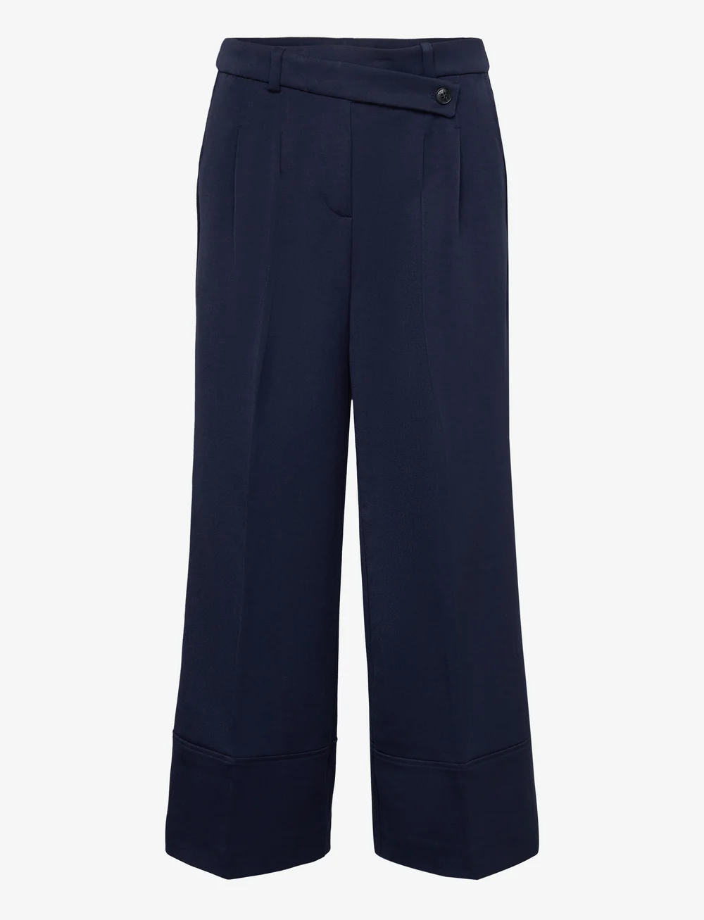 Esprit Casual Culotte Trousers With Blended Viscose Straight leg