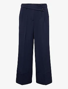 Culotte trousers with blended viscose, Esprit Casual