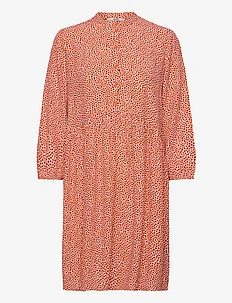 Woven midi dress with all-over pattern, Esprit Casual