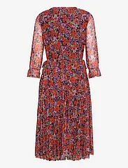Esprit Casual - Mesh midi dress with all-over pattern - hemdkleider - navy 5 - 1