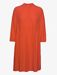 Esprit Casual - Dresses light woven - skjortekjoler - orange red - 0