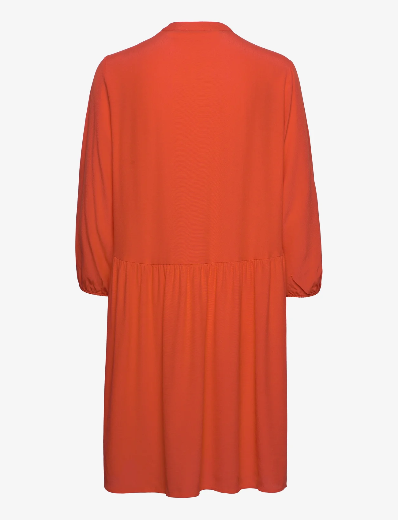 Esprit Casual - Dresses light woven - skjortekjoler - orange red - 1