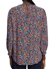 Esprit Casual - Floral blouse with 3/4 sleeves - blūzes ar garām piedurknēm - navy 4 - 2