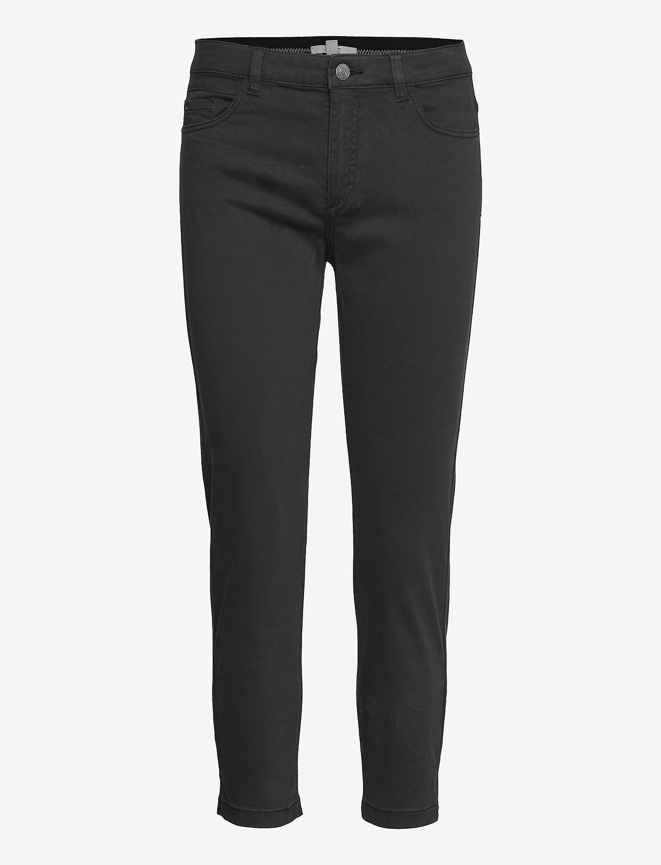 Super stretchy and comfy Capri trousers - BLACK