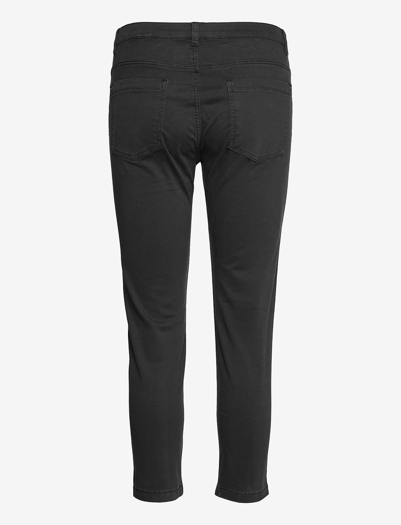Esprit Casual - Super stretchy and comfy Capri trousers - black - 1