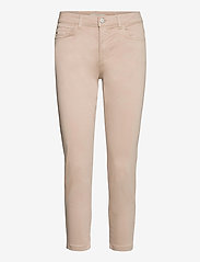 Super stretchy and comfy Capri trousers - LIGHT BEIGE