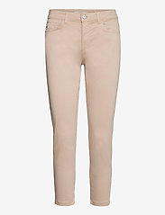 Esprit Casual - Super stretchy and comfy Capri trousers - slim fit-byxor - light beige - 0