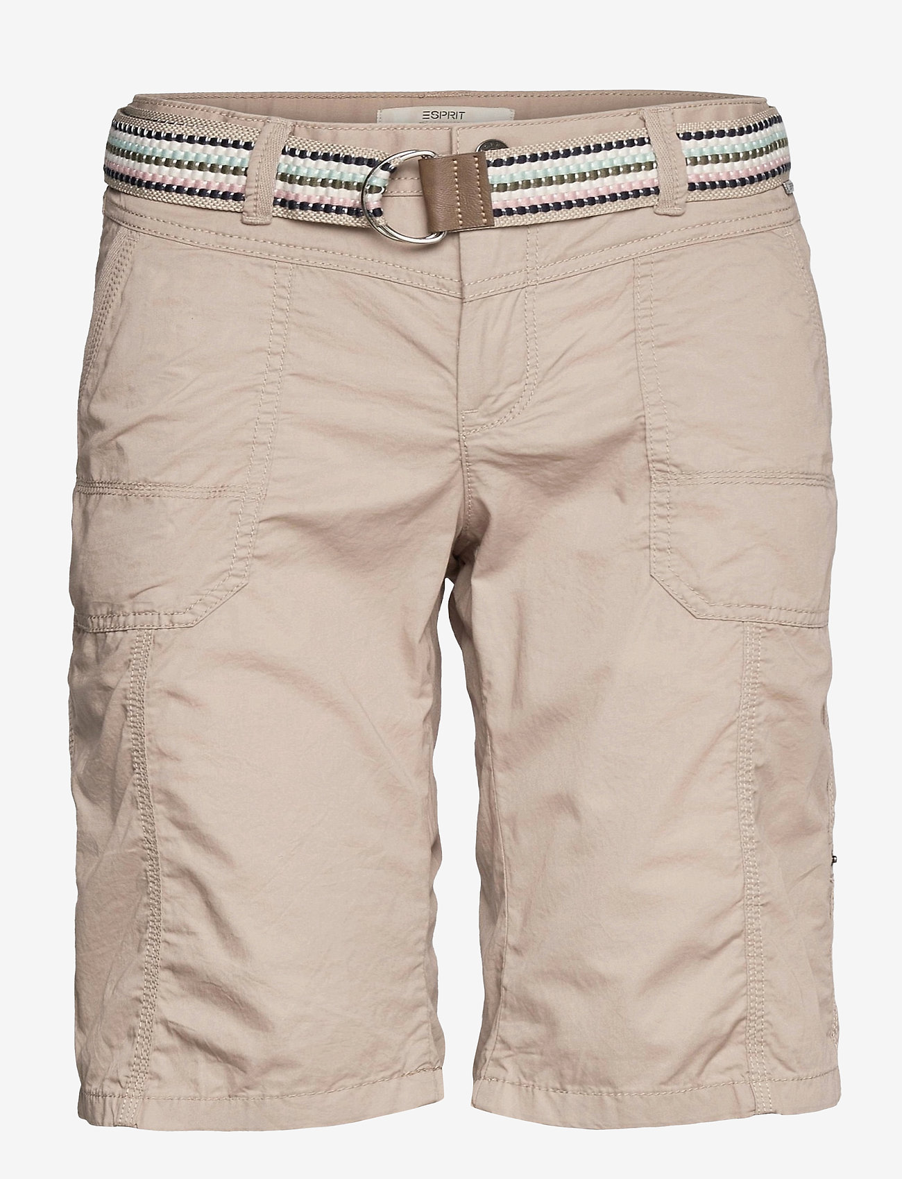 Esprit Casual - PLAY Bermudas made of organic cotton - beige - 0