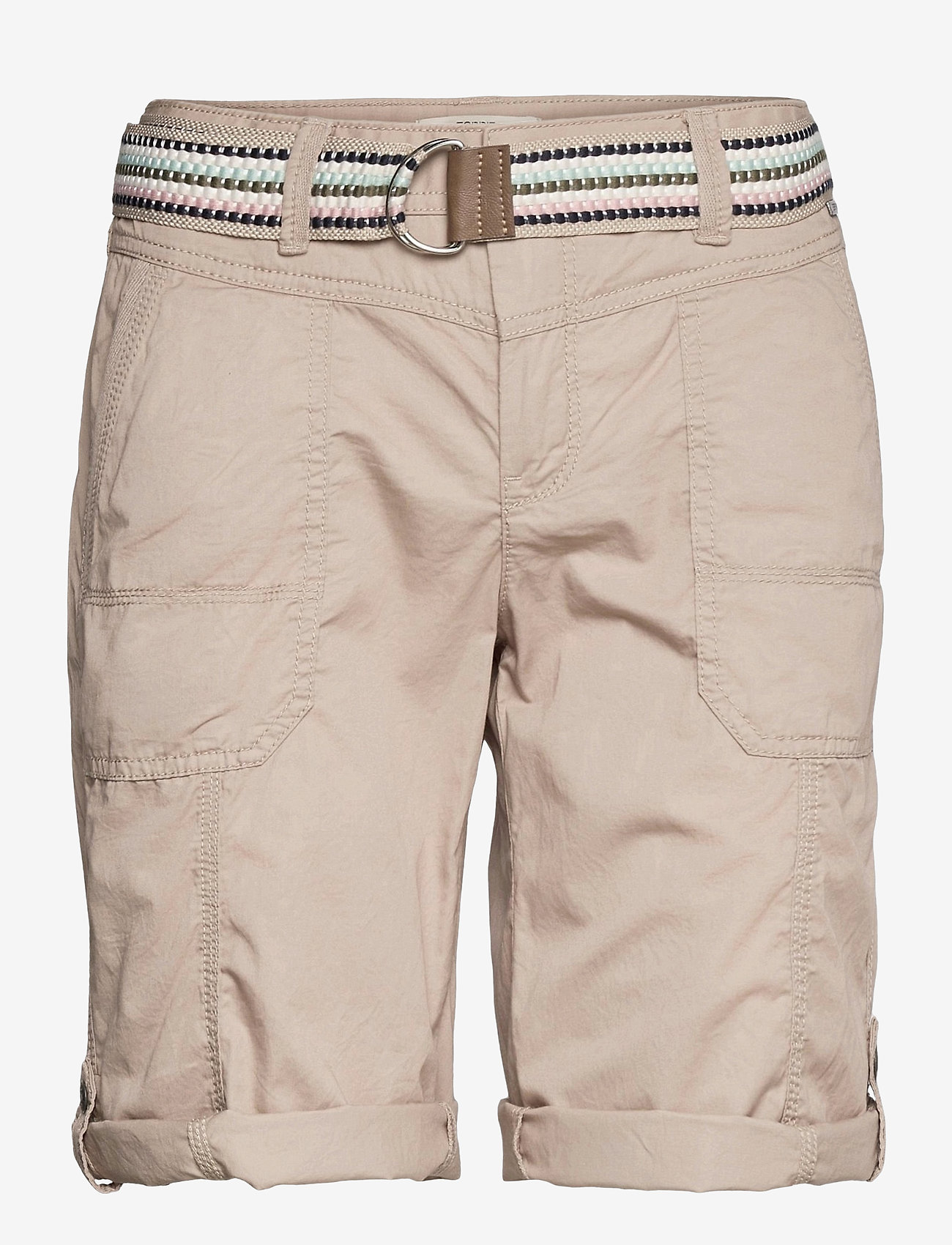 Esprit Casual - PLAY Bermudas made of organic cotton - beige - 2