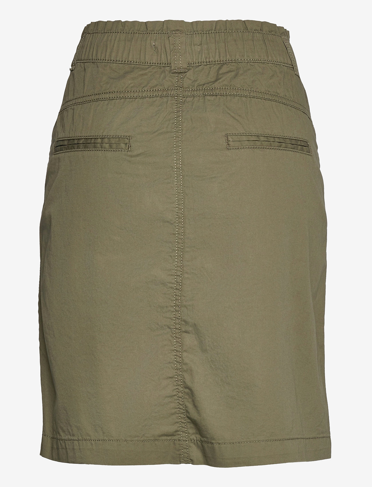Esprit Casual - PLAY mini skirt made of 100% organic cotton - kurze röcke - khaki green - 1