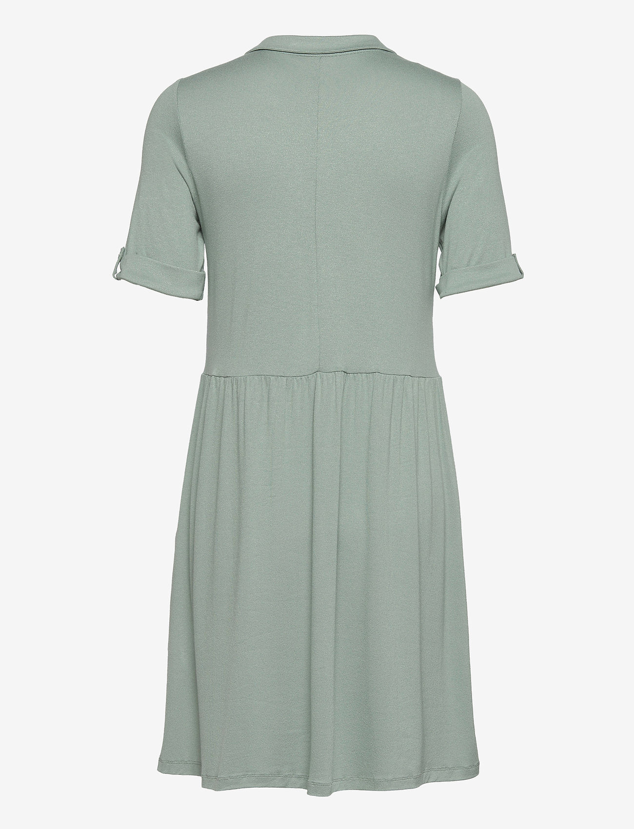 Esprit Casual - Jersey dress made of LENZING™ ECOVERO™ - turquoise - 1