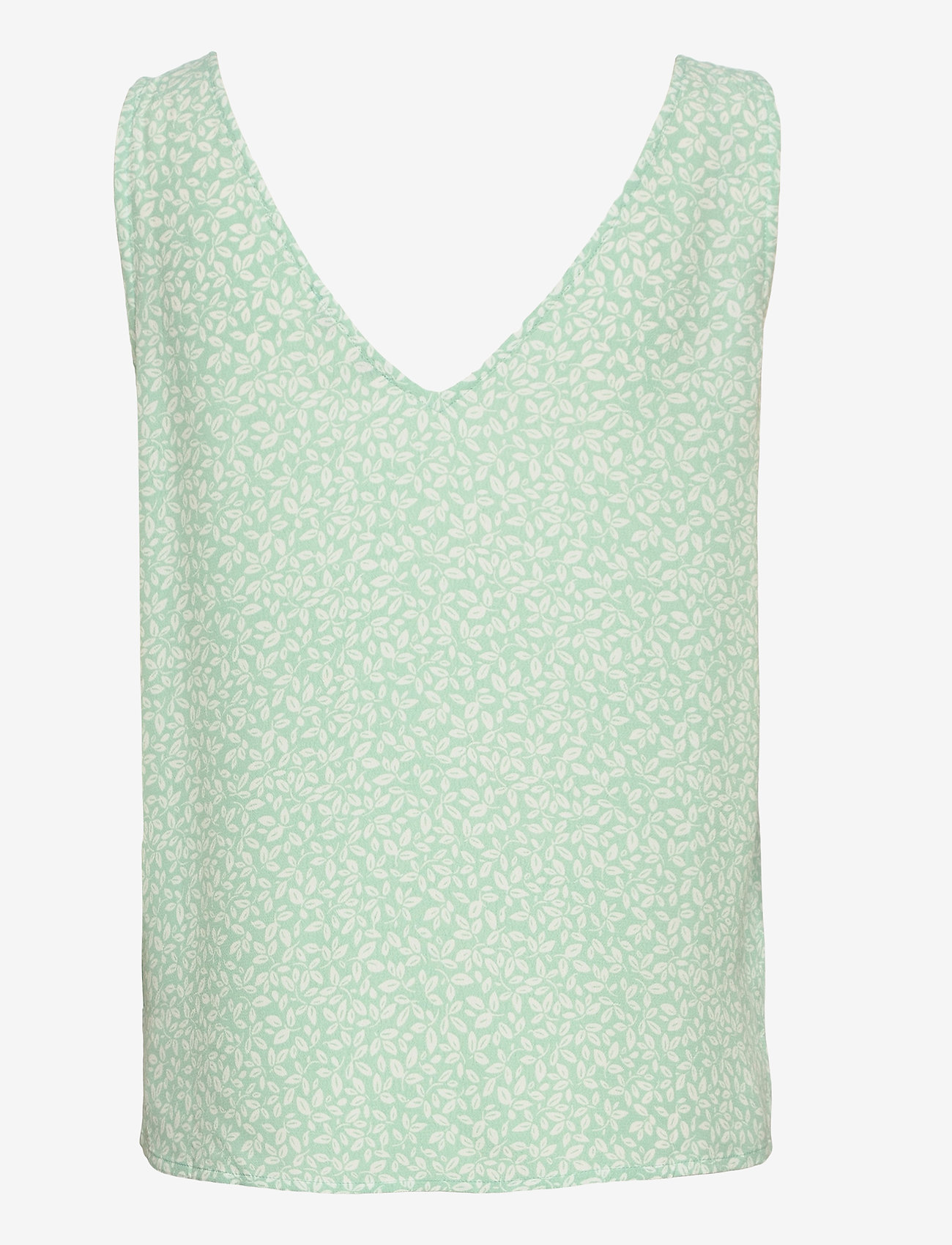 Esprit Casual - Blouse top with a button placket and double V-neck - light aqua green 4 - 1