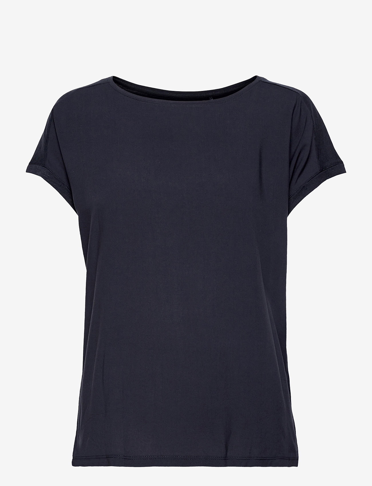 Esprit Casual - T-shirt containing organic cotton/TENCEL™ - navy - 0