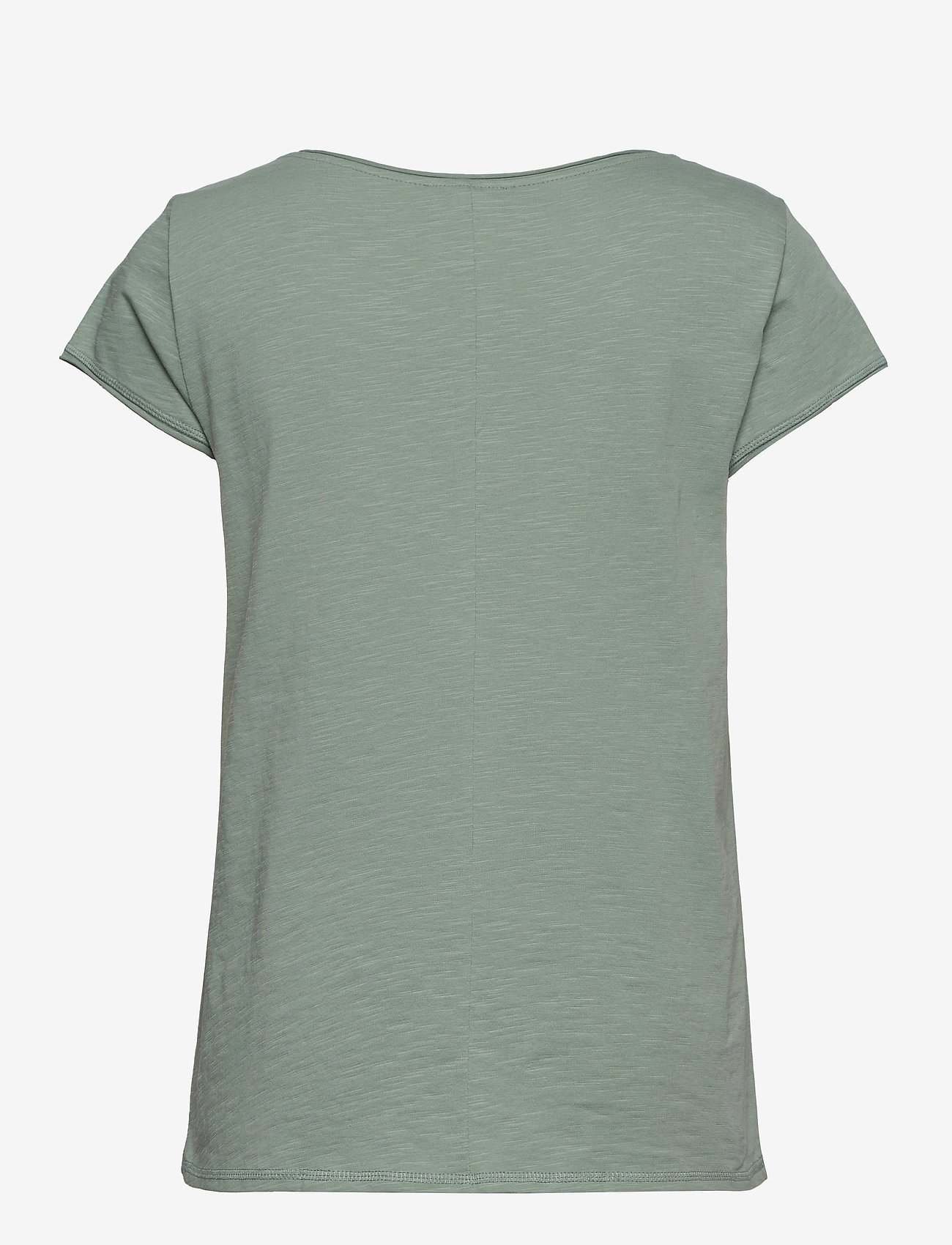 Esprit Casual - Printed T-shirt, 100% organic cotton - turquoise - 1