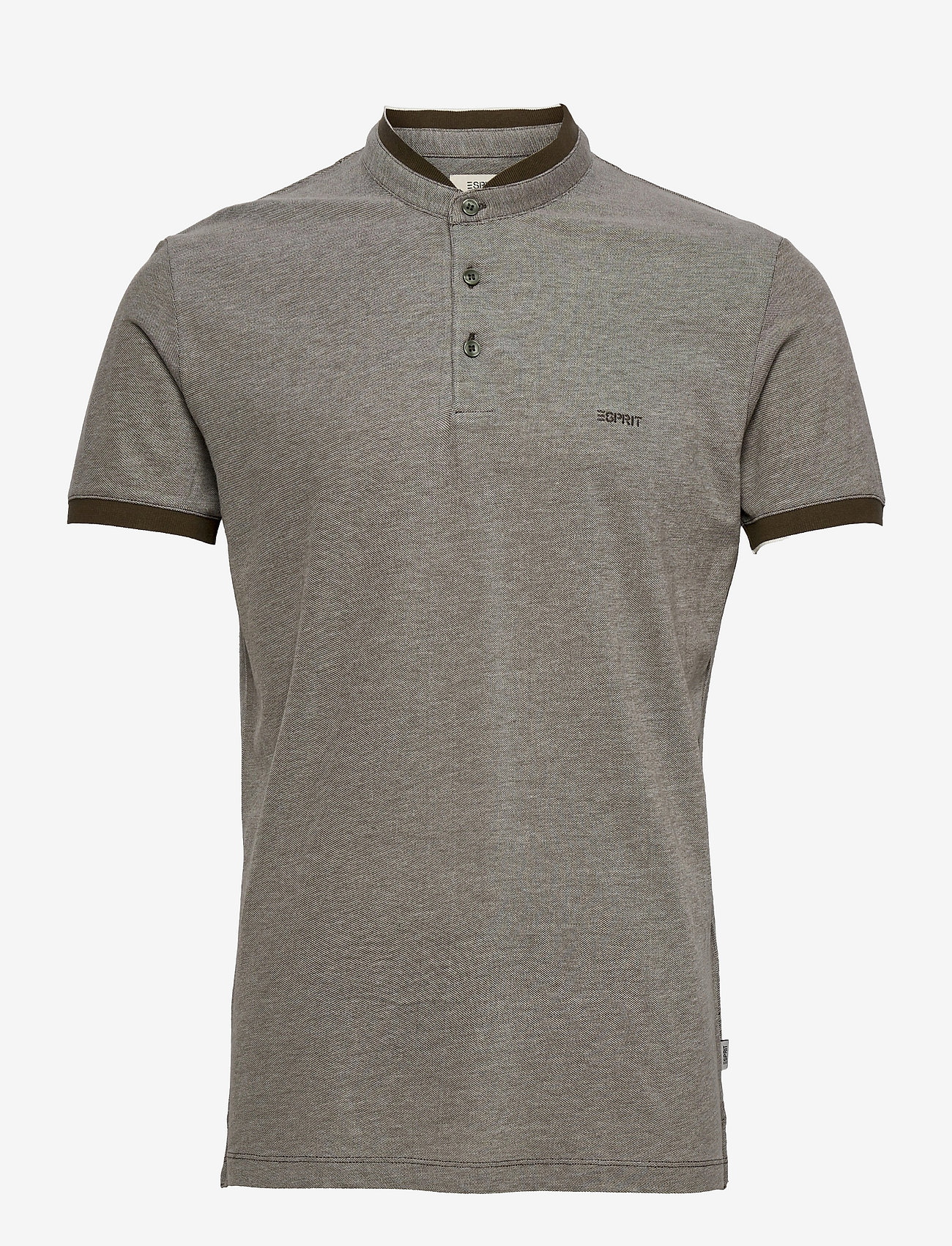 Esprit Casual - Piqué polo shirt made of 100% organic cotton - dark khaki 2 - 0