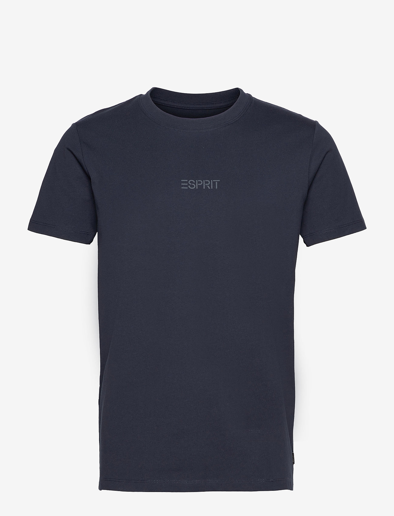 Esprit Casual - #ReimagineFlexibility: reflective print jersey top - navy - 0