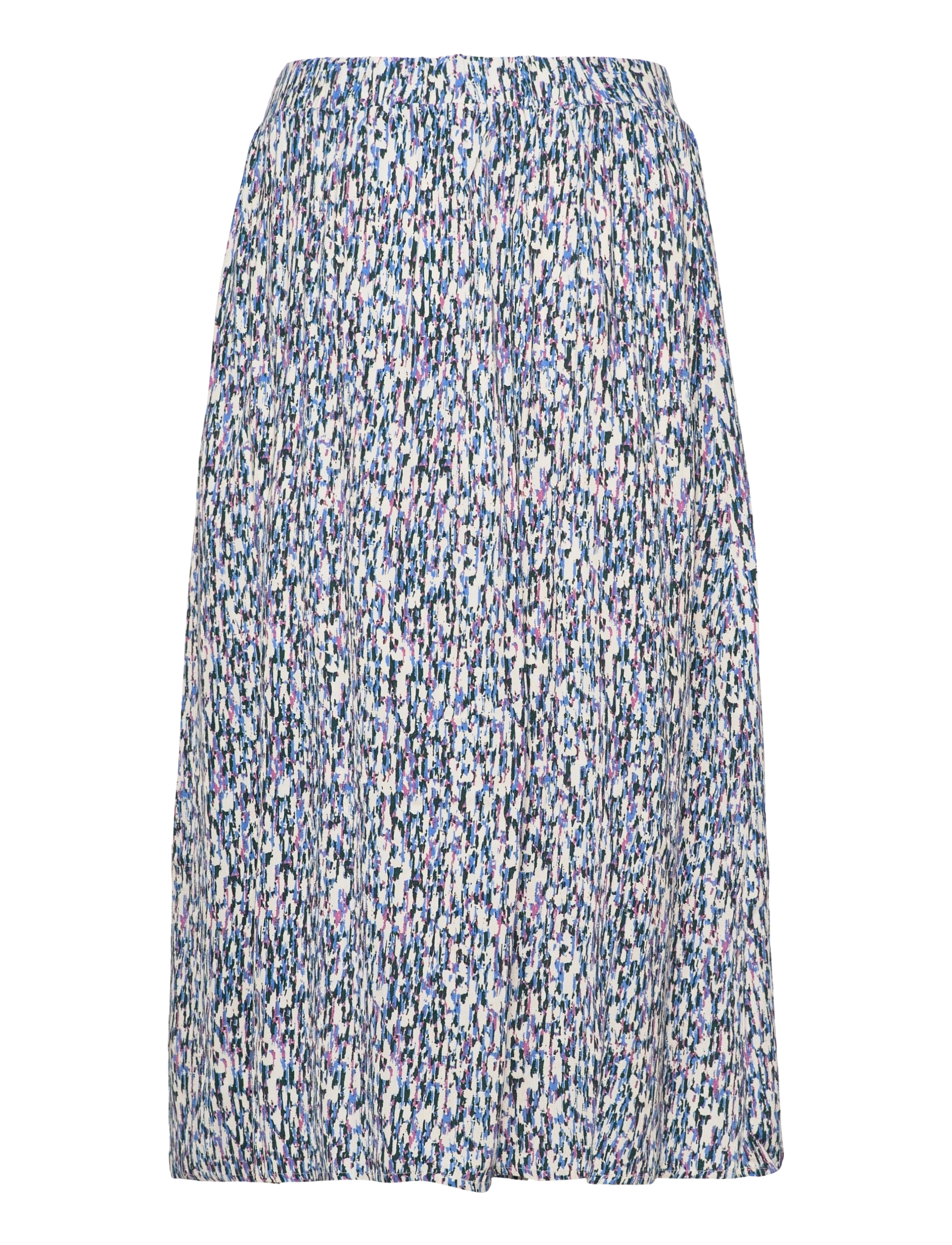 Esprit Casual - Patterned midi skirt, LENZING™ ECOVERO™ - blue lavender 4 - 1