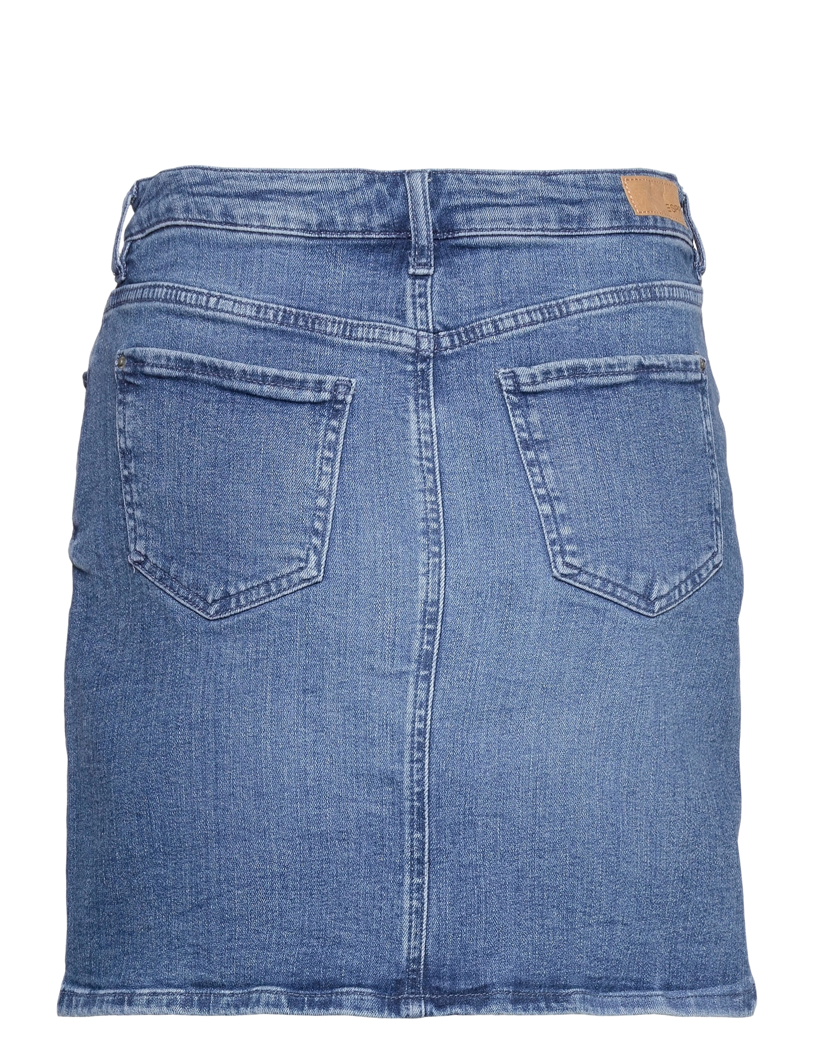Esprit Casual - Women Skirts denim mini - blue medium wash - 1