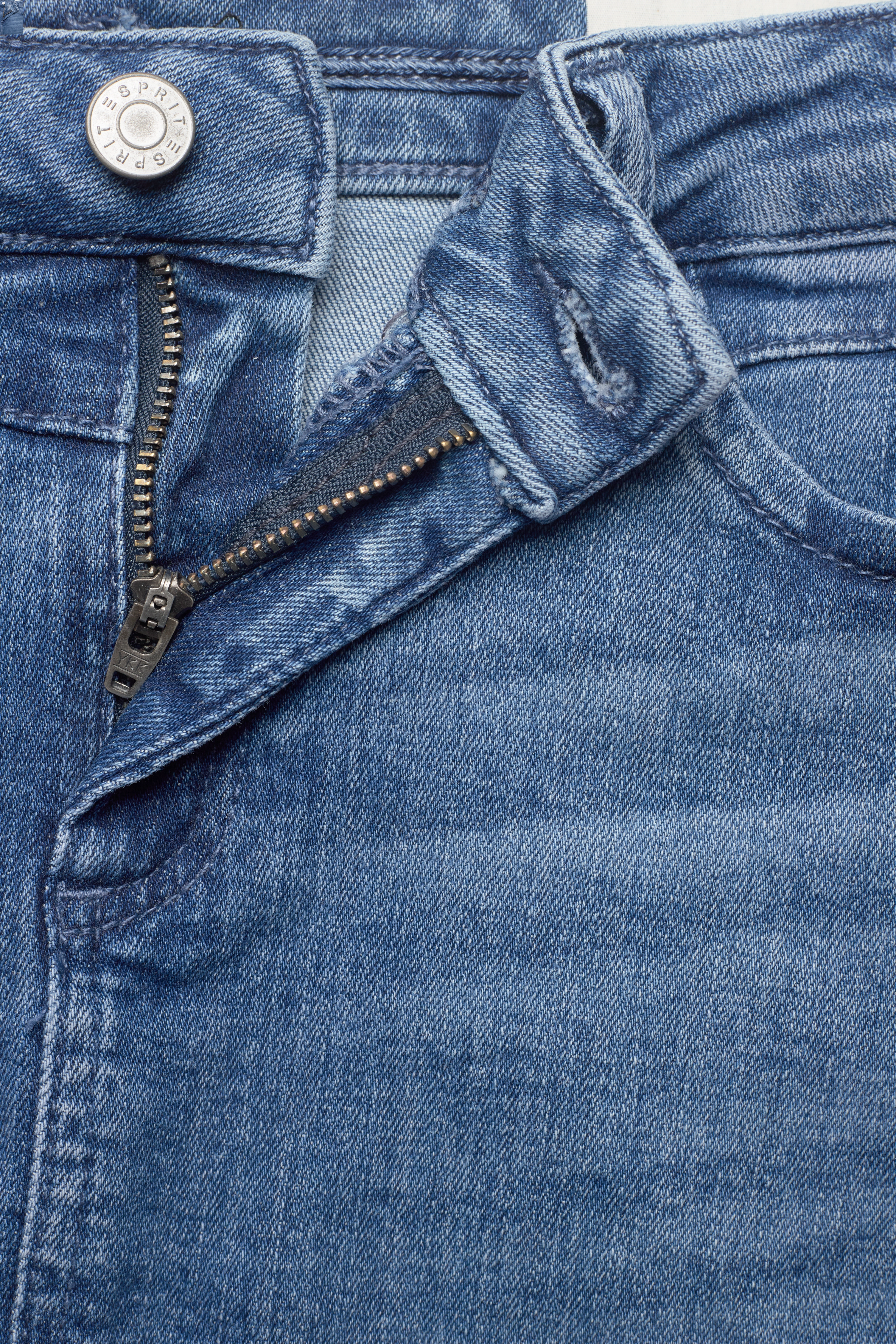 Esprit Casual - Women Skirts denim mini - blue medium wash - 3
