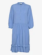 Women Dresses light woven midi - LIGHT BLUE LAVENDER 2