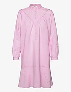 Dress in blended linen - PINK
